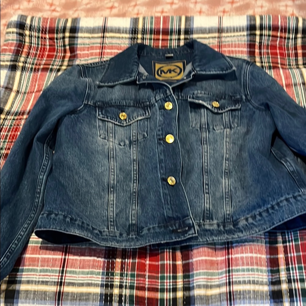MK jean jacket size L great condition